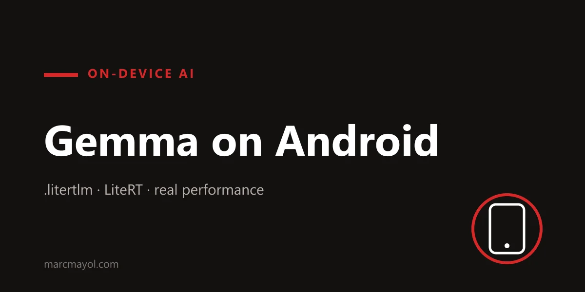 Gemma on Android: running an on-device LLM with LiteRT